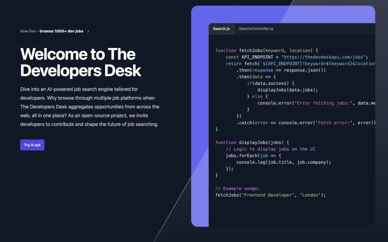 The Developer's Desk